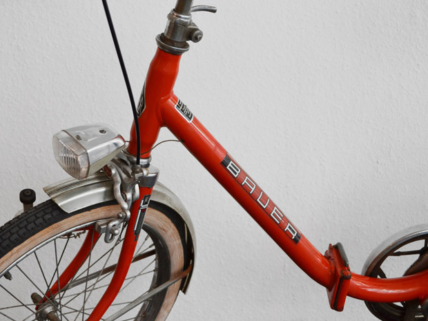 Rotes Klapprad / Fahrrad von Bauer
