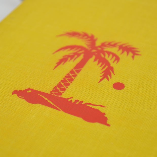 Ringbuch Auto / Palme / Gelb