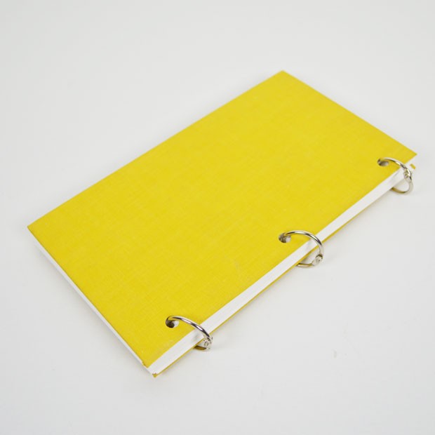 Ringbuch Auto / Palme / Gelb