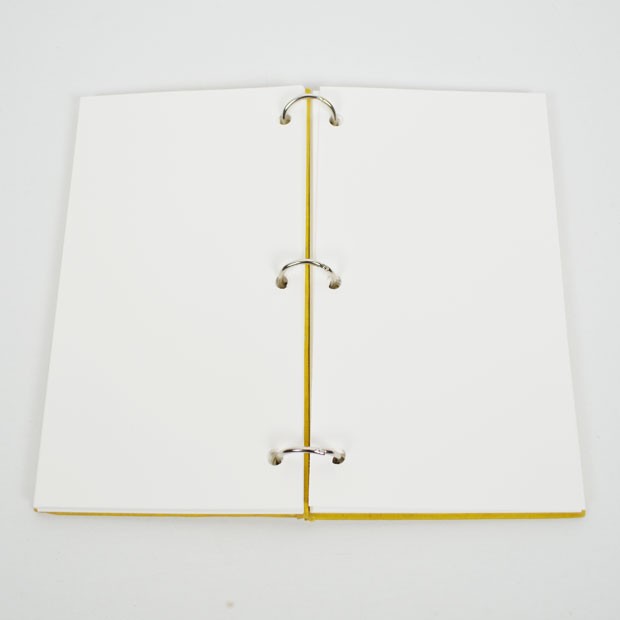 Ringbuch Auto / Palme / Gelb