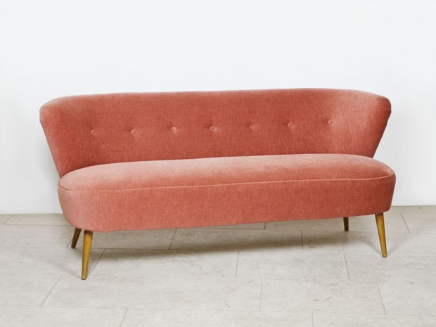 Cocktailsofa / Sofa / rot