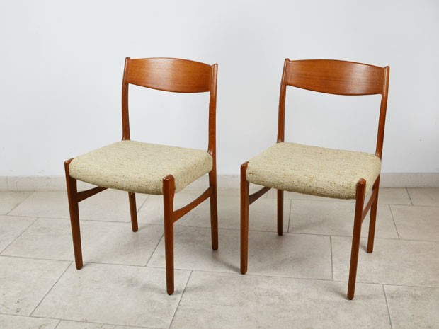 6 Teak Stühle / Glyngore Stolefabrik