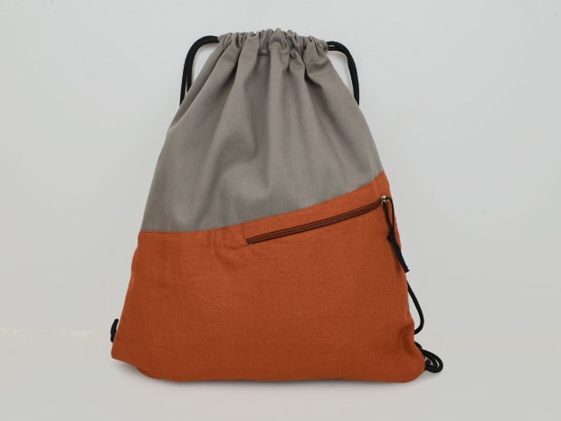 Turnbeutel Taupe / Fuchs
