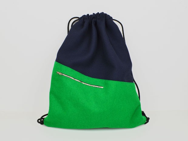 Turnbeutel Marine / Gras
