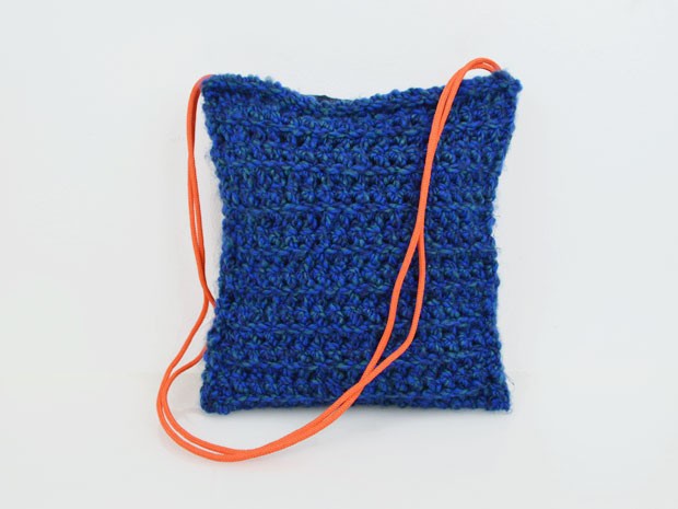 Tasche Strick / Blau