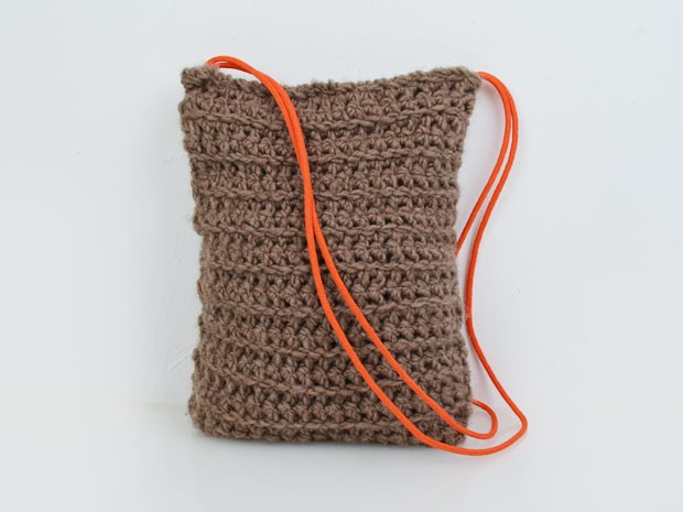 Tasche Strick / Taupe