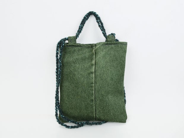 Kleine Tasche Jeans / Grün