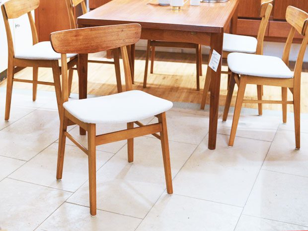 6er Set Stühle / Teak & Buche / Farstrup Møbelfabrik DK