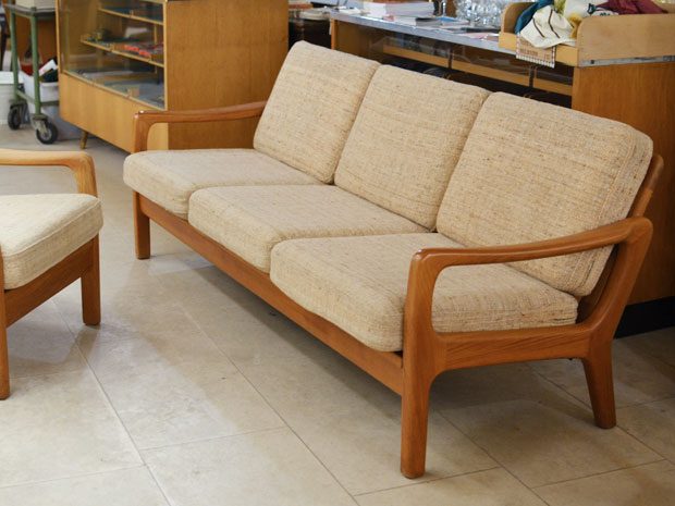 Schlafsofa & zwei Sessel von Juul Kristensen DK