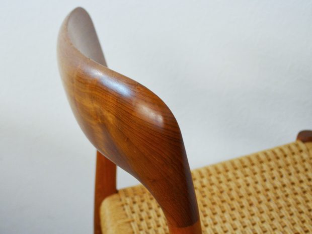 4er-Set Teakholzstühle / Modell 75 von N.Møller, DK