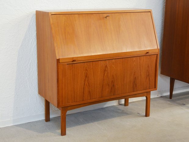 Sekretär Teakholz von Bernhard Pedersen & Son, DK / H 103cm x B 105cm x T 43cm
