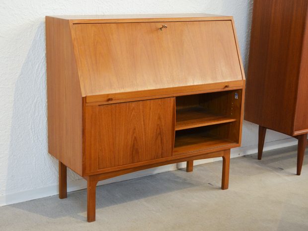 Sekretär Teakholz von Bernhard Pedersen & Son, DK / H 103cm x B 105cm x T 43cm
