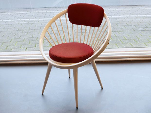 CIRCLE CHAIR von Yngve Ekström für Gessef Italy / 50er