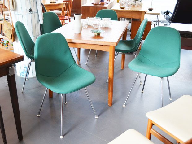 Stuhlset / 6x Wire Chair von Charles & Ray Eames