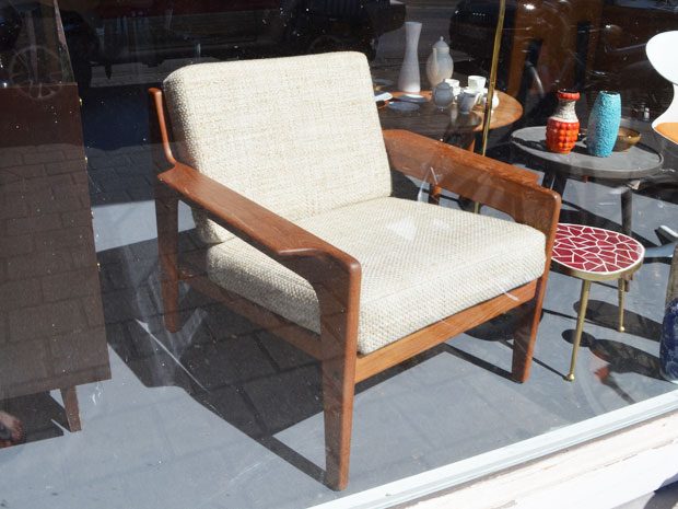 Sessel Teakholz & Wolle / Arne Wahl Iversen für Komfort Dänemark, 1960er