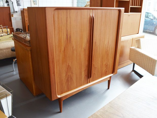 Highboard Teakholz von Bernhard Pedersen für Bernhard Pedersen & Son Dänemark