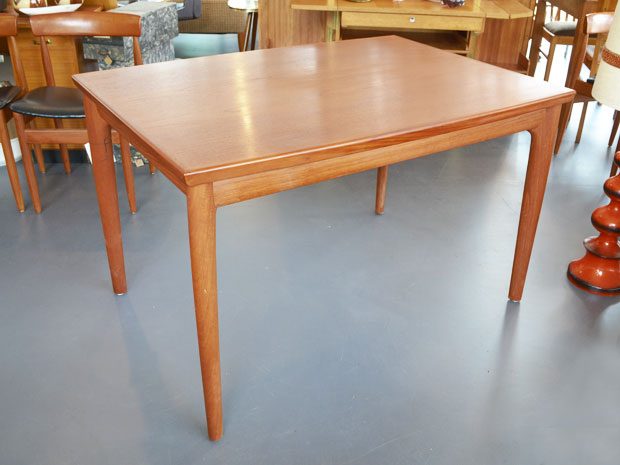 Teakholz Esstisch / Grete Jalk für Glostrup, Dänemark 1960er