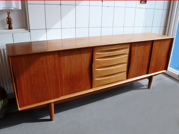 Teakholzsideboard / Dyrlund Dänemark