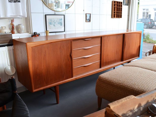 Teakholz Sideboard von Axel Christensen ACO Dänemark