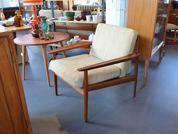 Sessel / Teakholz & Wolle / Modell GM5 / Svend Age Eriksen für Glostrup Møbelfabrik