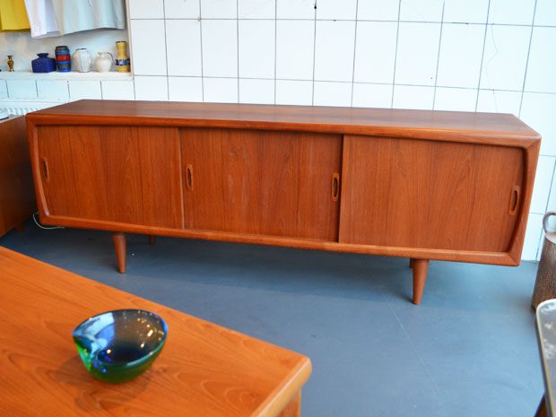 Teakholz Sideboard / H. P. Hansen / Dänemark 1960er