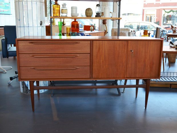 Teakholz Sideboard / Heinrich Riestenpatt / 60er Jahre Deutschland