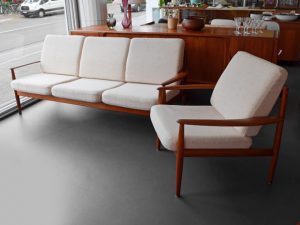 Teak Couch / Grete Jalk für France & Søn