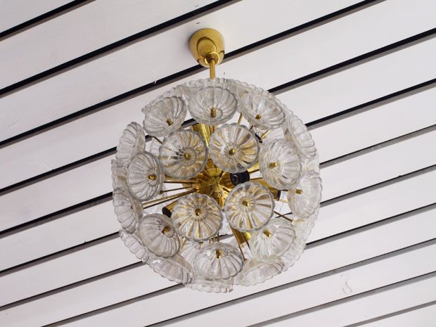 Sputnik Deckenleuchte Pusteblume / VEB (DDR)