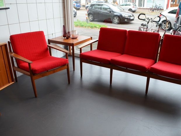 Teak Couchgarnitur / Modell GM5 / Svend Age Eriksen für Glostrup Møbelfabrik