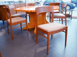 6er Set Teak Stühle / Henning Kjaernulf für Korup Stolefabrik (KS)