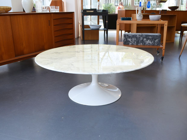 Coffee Table von Eero Saarinen für Knoll / Marmor