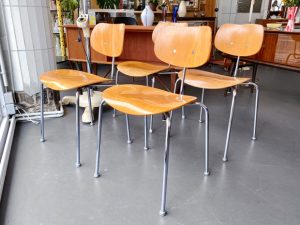 4er Set / SE68 Stuhl von Egon Eiermann für Wilde + Spieth