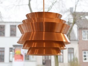 Trava Kupfer Hängelampe von Carl Thore für Granhaga Metallindustri, Schweden