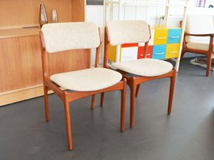 2 Teak Stühle von Erik Buch für O.D. Møbler