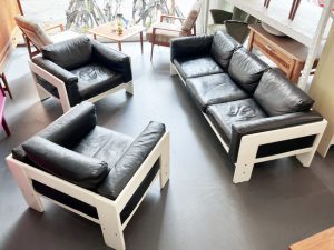 Sofagarnitur »Bastiano« von Afra & Tobia Scarpa für Gavina (Design 1962), 1968 übernommen von Knoll International
