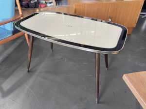 50er Jahre Glastisch / Couchtisch