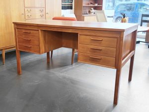 Teak Schreibtisch, Made In Denmark