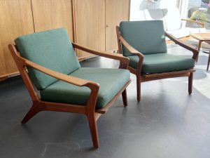 2 Teak Armlehnensessel von Arne Wahl Iversen, Dänemark