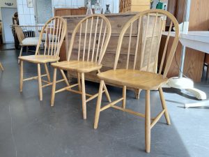 3 Stühle aus Eiche von Erik Ole Jorgensen für Tarm Stole & Møbelfabrik