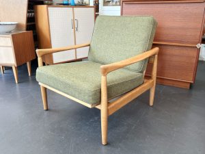 Armlehnensessel aus Eiche von Erik Wørts, 60er Jahre / 2x vorhanden