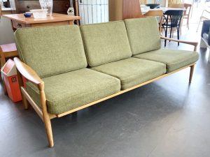 Sofa aus Eiche von Erik Wørts, 60er Jahre