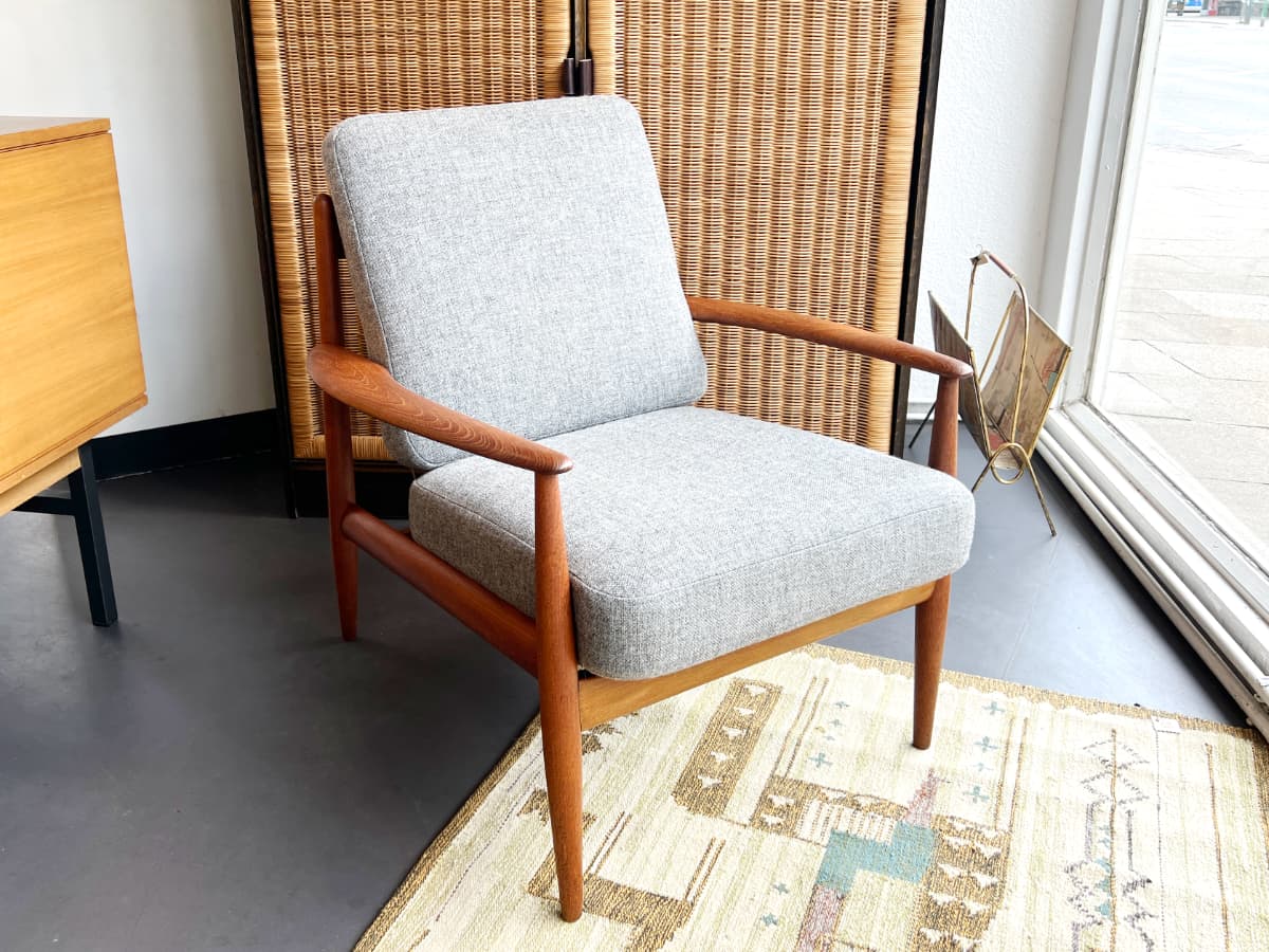 Teak Sessel von Grete Jalk für France & Daverkosen