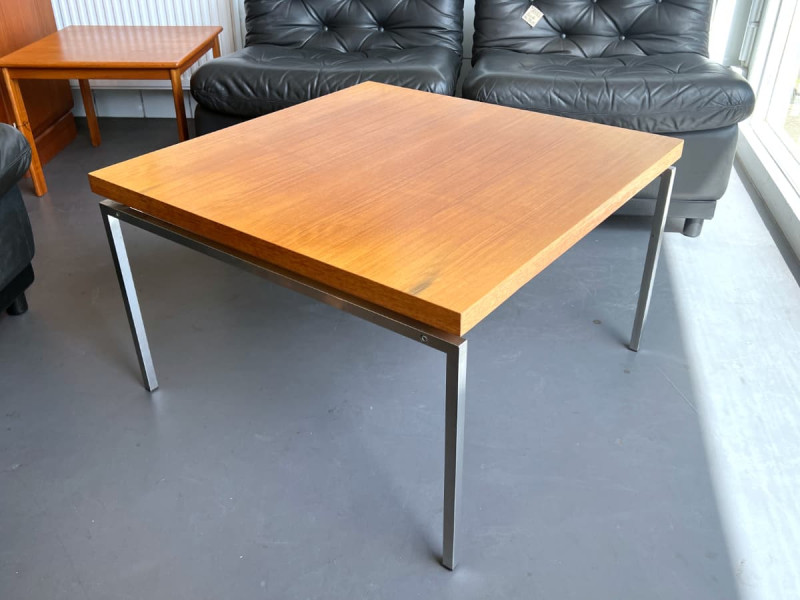 Couchtisch Teak & Stahl