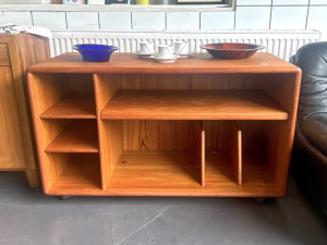 Teak Hifi Wagen von Dyrlund