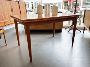 Rechteckiger Teak Esstisch, Made In Denmark / ausziehbar