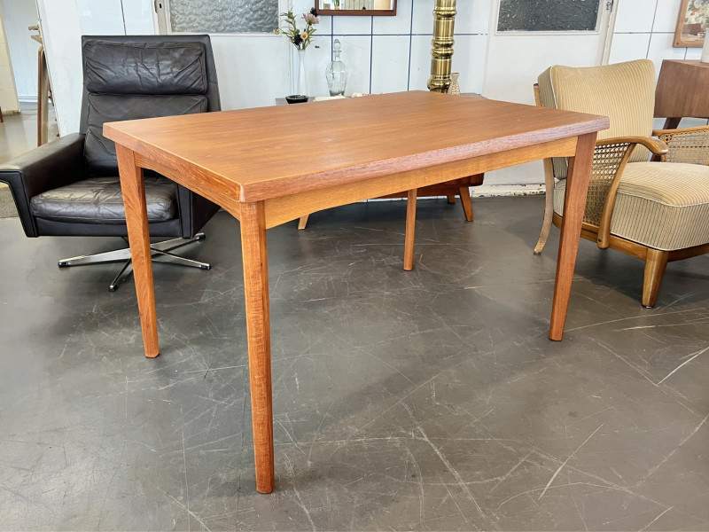 Dänischer Teak Esstisch mit 2 Erweiterungsplatten