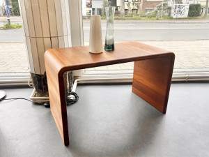 dänischer Teak Massivholz Couchtisch / Beistelltisch, 70er Jahre