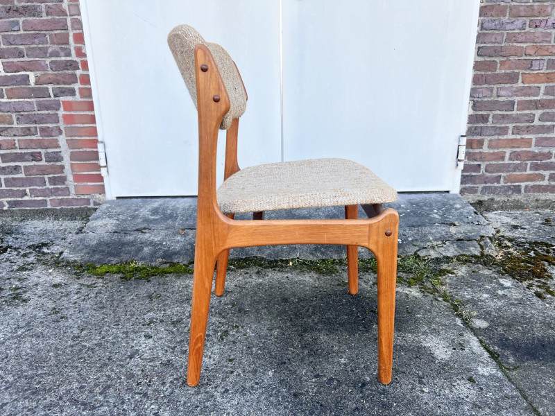 Teak Stuhl von Erik Buch für O.D. Møbler