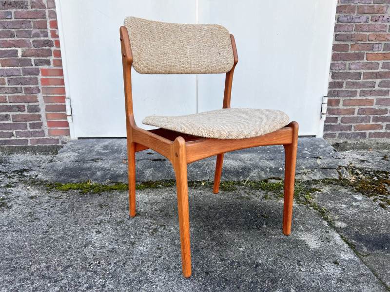 Teak Stuhl von Erik Buch für O.D. Møbler