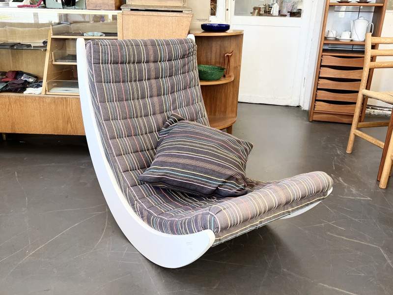 Schaukelsessel / Rocking Chair »Relaxer« von Verner Panton für Rosenthal, 1970er